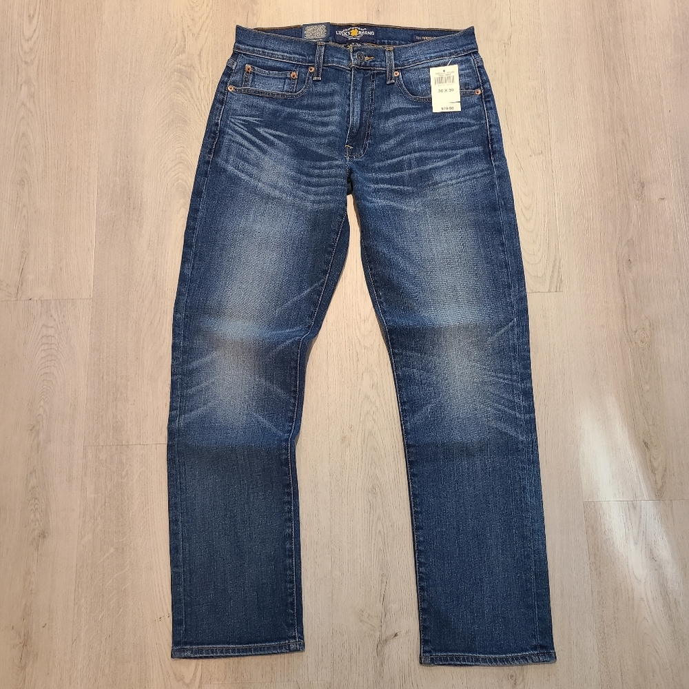 Lucky Brand Men's Slim Straight Jeans - Blue